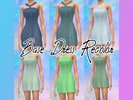 Sims 4 — Base Dress Recolor by Favvorite — Here is a recolor of one of the base dresses in the Sims 4! Ihope you enjoy.