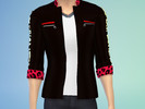 Sims 4 — Leslie Kyle FF7 Cosplay jacket by UmbrellaSimmer — Leslie Kyle's jacket from Final Fantasy 7 Remake. 