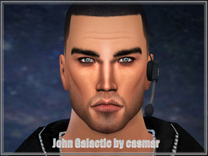 Sims 4 — John Galactic by casmar — John is a man from space. He likes to make intergalactic travels and discover new