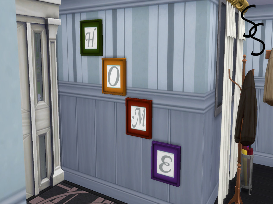The Sims Resource - Custom Alphabet Wall Decor