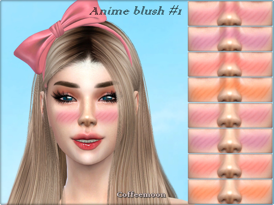 The Sims Resource Anime Blush N1
