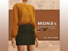 Sims 4 — Mona's sweater by Marsallia — The Mona's sweater 