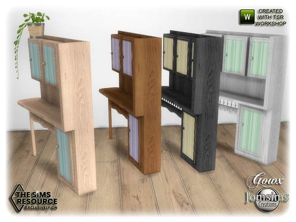 Sims 4 — Gowx dining room furniture2 by jomsims — Gowx dining room furniture2