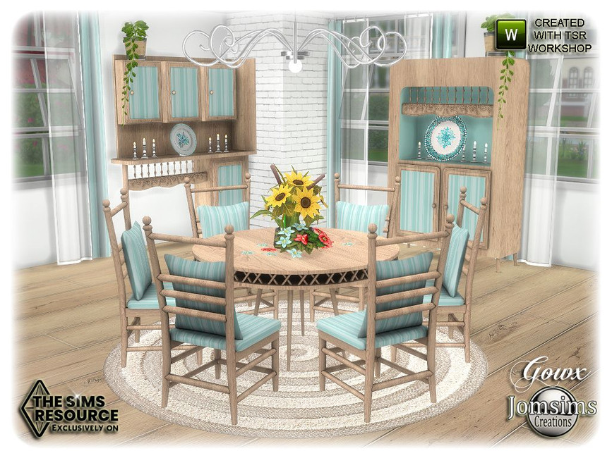 The Sims Resource Gowx dining room