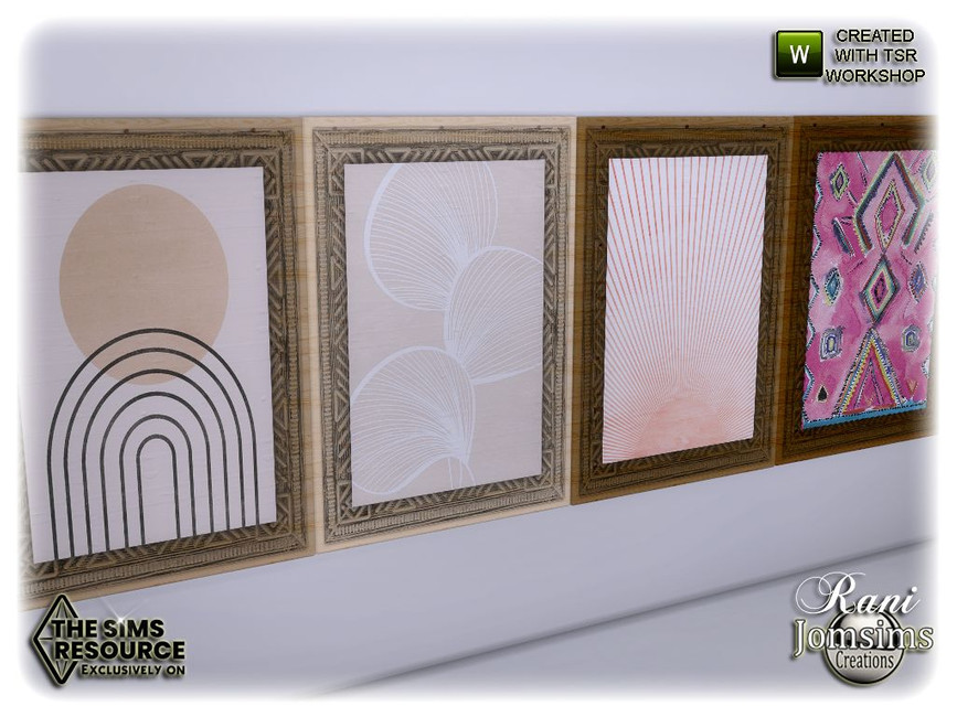The Sims Resource Rani bedroom big wall art