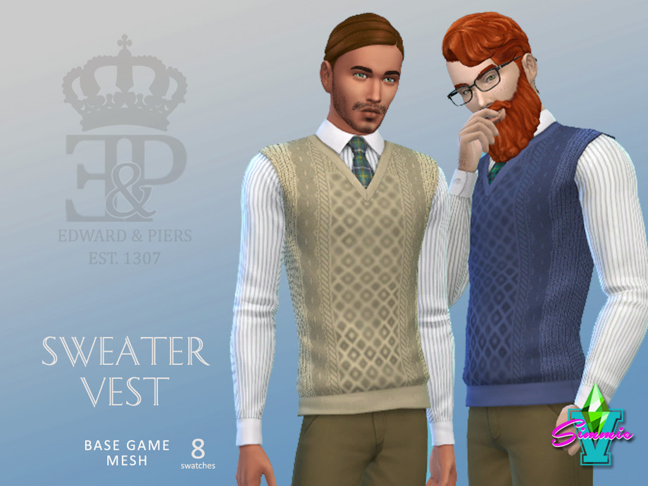 Sims 4 Male Sweater CC