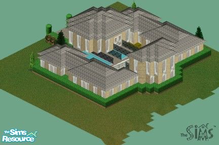 Sims 1 — White Deluxe by HouseBuilder — 