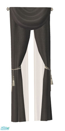 Sims 2 — drapes  by Sophel21 — recolors of cashcrafts VF Drawing Room Extras - Curtain Mesh. Set includes 10 solid