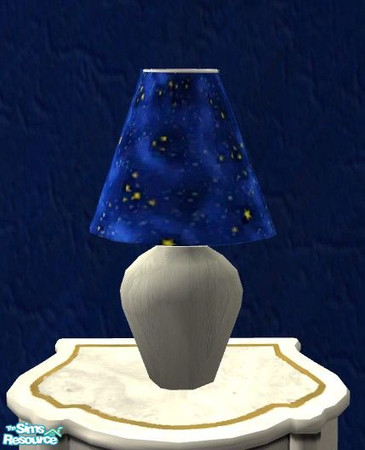 Sims 2 — Starry Nights Bedroom - Lamp by Riverwillows — A great bedroom, suitable for child or teen. Comes with matching