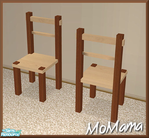 Sims 2 — NK Broadbent DR Inverse Recolor - Dining Chair Inverse by MoMama — Dining chair with Swiss Pearwood legs and