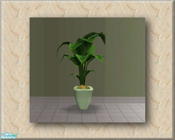 Sims 2 — TC68 Soft Green Kitchen Potted Plant by jlk2400 — Part of my TC68 Soft Green Kitchen Set.