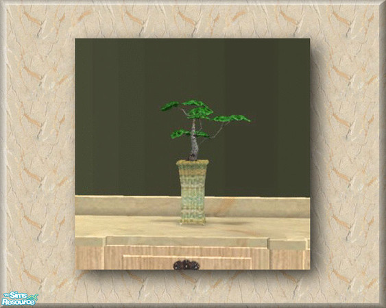 Sims 2 — TC68 Soft Green Kitchen Bonsai Vase by jlk2400 — Part of my TC68 Soft Green Kitchen Set.