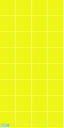 Sims 2 — Yellow Wall Tile by totobug4 — 