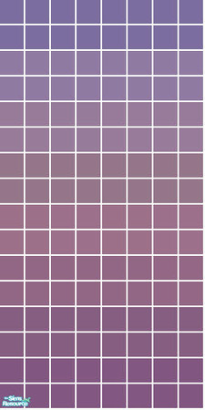 Sims 2 — Aurora Tile Set - Purple Wall by s00z — Indulgent and sumptuous bathroom tiles for the deep sim.