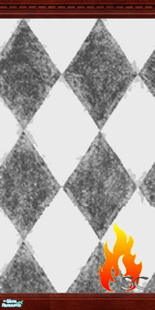 Sims 2 — Gray Triangles with Cherry Trim by scfiregirl25 — SCFireGirl Creations