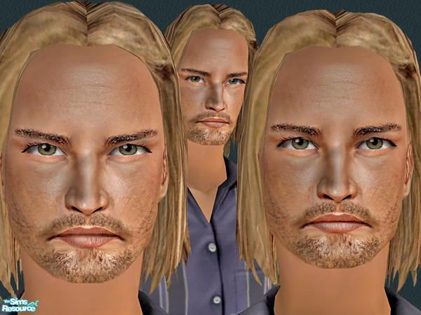 Sims 2 — James 'Sawyer' Ford - Josh Holloway by ChazDesigns — Sawyer, whose real name is James Ford, is a con artist who