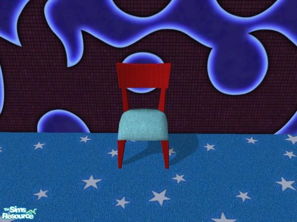 Sims 2 — Oaktowne Dining Chair by dddrake — Teal