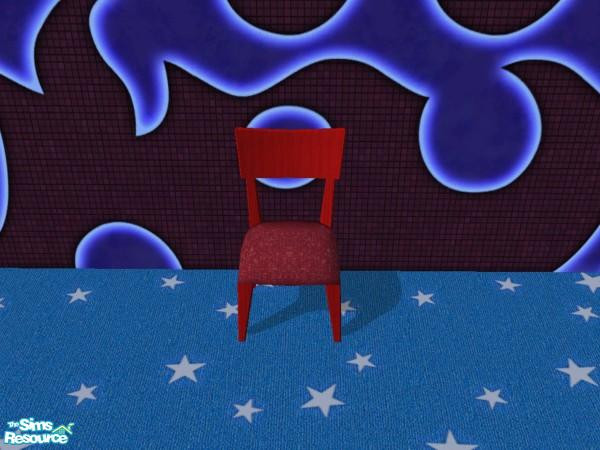 Sims 2 — Oaktowne Dining Chair by dddrake — Crimsonia 