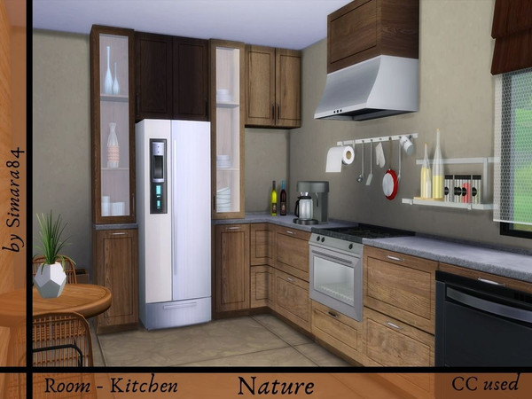Sims 4 — Kitchen Nature by Simara84 — Room - Kitchen Wallsize: Small Lotsize: 7x4 Value: 24.805