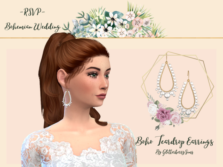 Nyla Boho Bridal Earrings | Model Chic