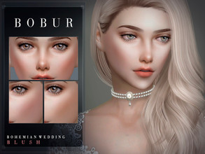 Sims 4 — Bohemian Wedding Blush by Bobur2 — Bohemian Wedding blush for female 8 colors HQ compatible I hope you like it