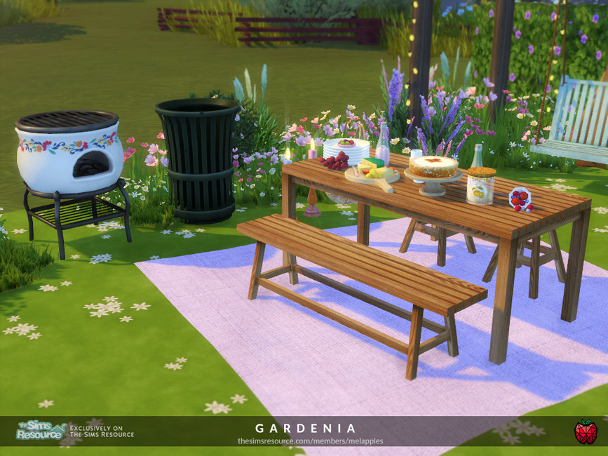 The Sims Resource Gardenia picnic