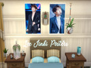 Sims 4 — Lee Jinki Posters by GalaxyBlinger — Featuring a collection of SHINee's Lee Jinki in suits. 6 swatches available