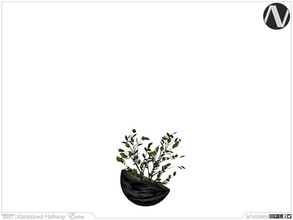 Sims 4 — Kanazawa Plant by ArtVitalex — Hallway Collection | All rights reserved | Belong to 2021 ArtVitalex@TSR - Custom