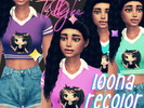 Sims 4 — MLS Top (Trillyke Recolor) by FoxiePhoenix — A tennis top with a chibi design. 