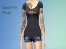 Sims 4 — Band Tees Female by the_buzzbanator — Female version of my men's band tees