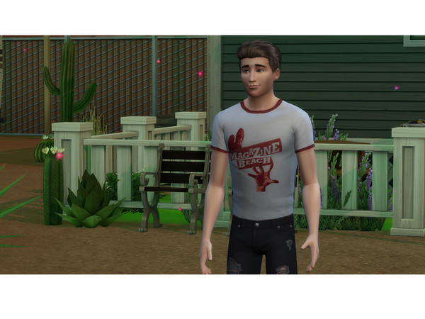 Sims 4 — Magazine Beach Shirt by caseyduchovny — Shirt from the band Magazine Beach