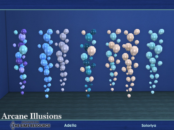 Sims 4 — Arcane Illusions - Adella. Floor Balloons by soloriya — Floor balloons. Part of Arcane Illusions Adella set. 7