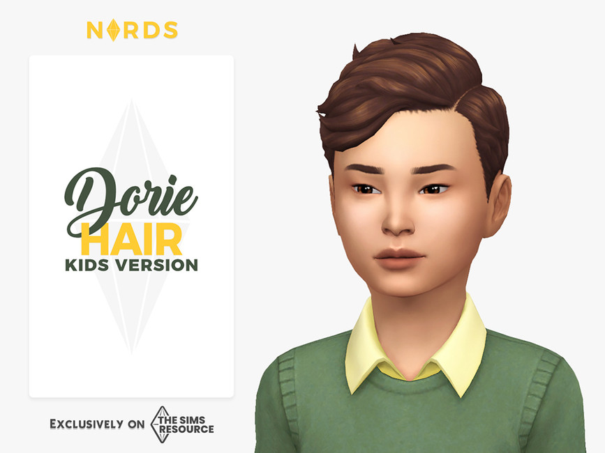 The Sims Resource Dorie Hair For Kids