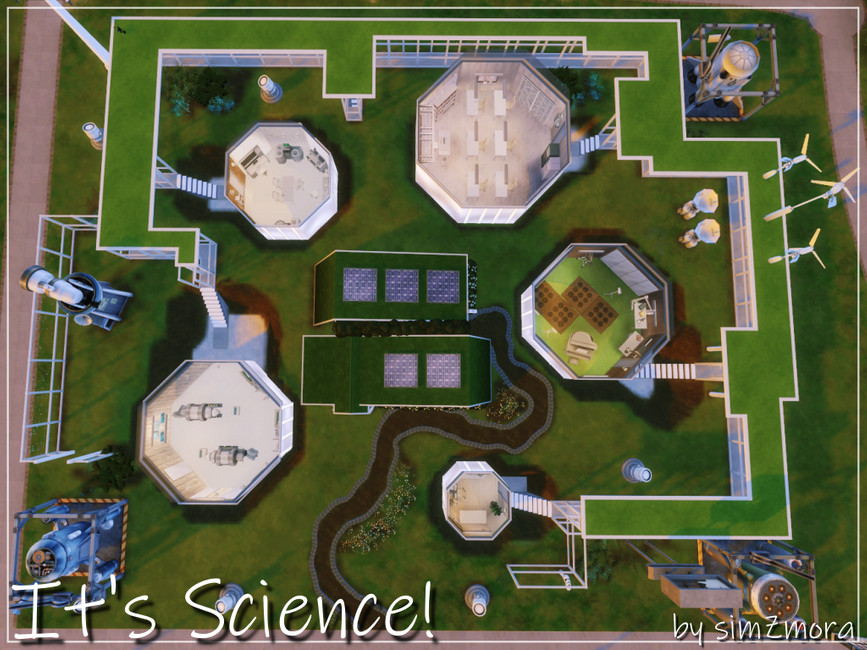 The Sims Resource It's Science! Lab House noCC