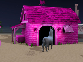 Sims 4 — PINK Animal Shed by BeABarbie — pink animal shed for ts4 1 option cottage living needed