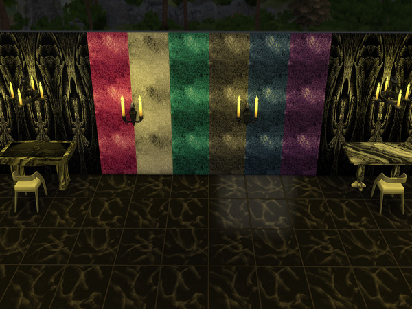 Sims 4 — Frosted Glass by Decaysha — 6 frosted style glass seamless walls by Decaysha.