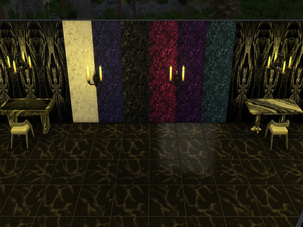Sims 4 — Marvelous Marble 2 by Decaysha — 6 seamless marble walls by Decaysha. 