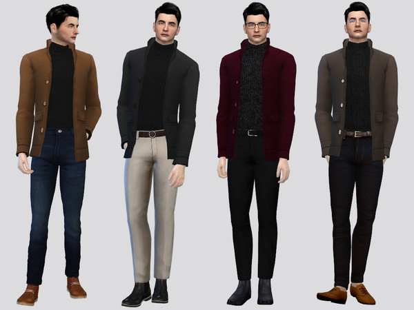 The Sims Resource - Carlos Trench Coat