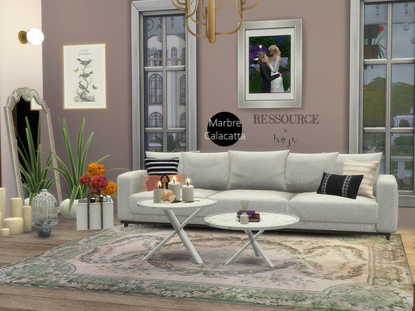 Sims 4 — HejuRessourcePaint_MarbreCalacatta by Manon4562 — This is a color from the new set by french designers Heju, in