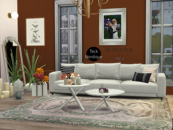 Sims 4 — HejuRessourcePaint_TeckNordique by Manon4562 — This is a color from the new set by french designers Heju, in