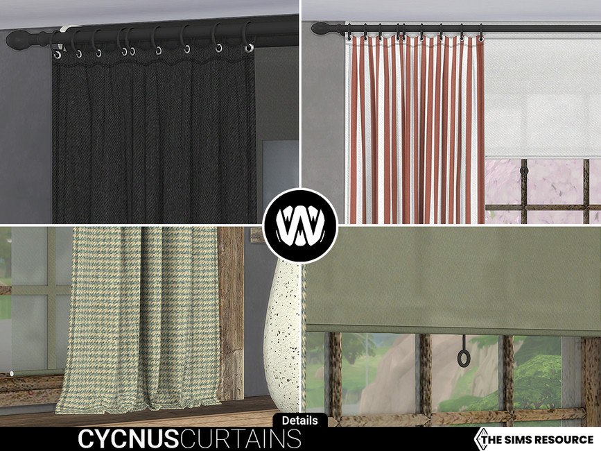 The Sims Resource Cycnus Curtains