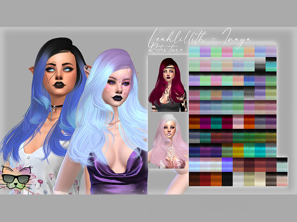 Sims 4 — Kitty Leahlillith Inaya Retexture by KittysNerdCorner — PLEASE READ BEFORE DOWNLOAD YOU MUST DOWNLOAD THE