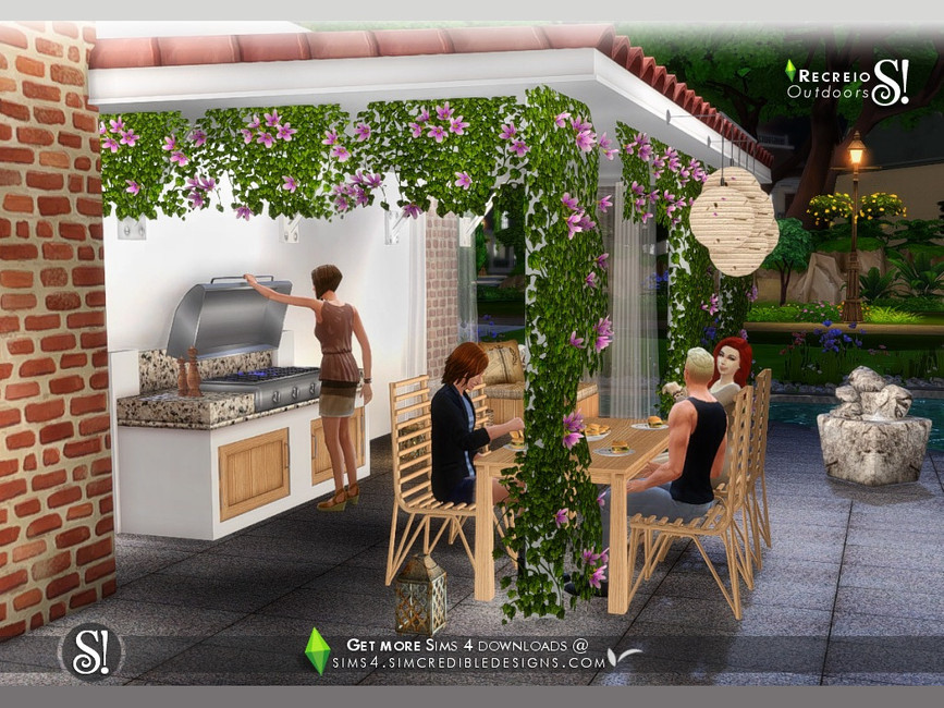 The Sims Resource Recreio BBQ