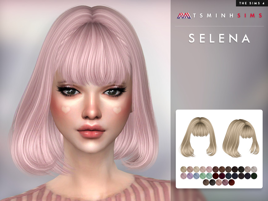 The Sims Resource Selena Hair