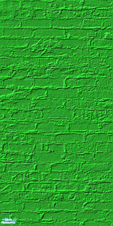 Sims 2 — Painted-Over-Brick Walls 7 by LuvBuzz82 — This is my a variation of a set I did for a private forum and had many