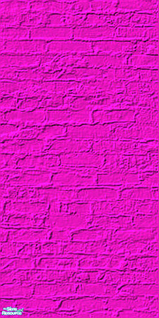 Sims 2 — Painted-Over-Brick Walls 6 by LuvBuzz82 — This is my a variation of a set I did for a private forum and had many