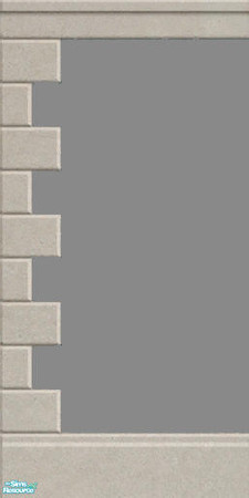 Sims 2 — Stormy Grey Stucco Set - Individual Item by TheMistress666 — Stormy Grey Stucco wall set!