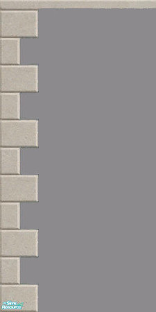 Sims 2 — Stormy Grey Stucco Set - Individual Item by TheMistress666 — Stormy Grey Stucco wall set!