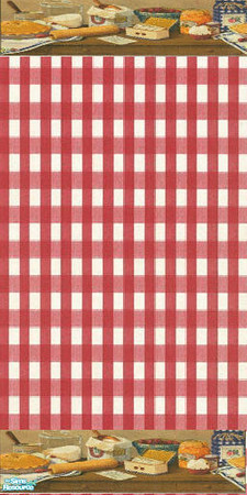 Sims 2 — country kitchen 2 by ladyvaleriasage — The other kitchen paper I made..