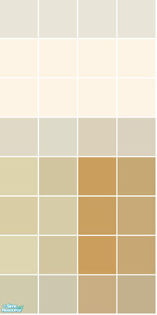 Sims 2 — Charming Tile Set - Brown Wall by s00z — 